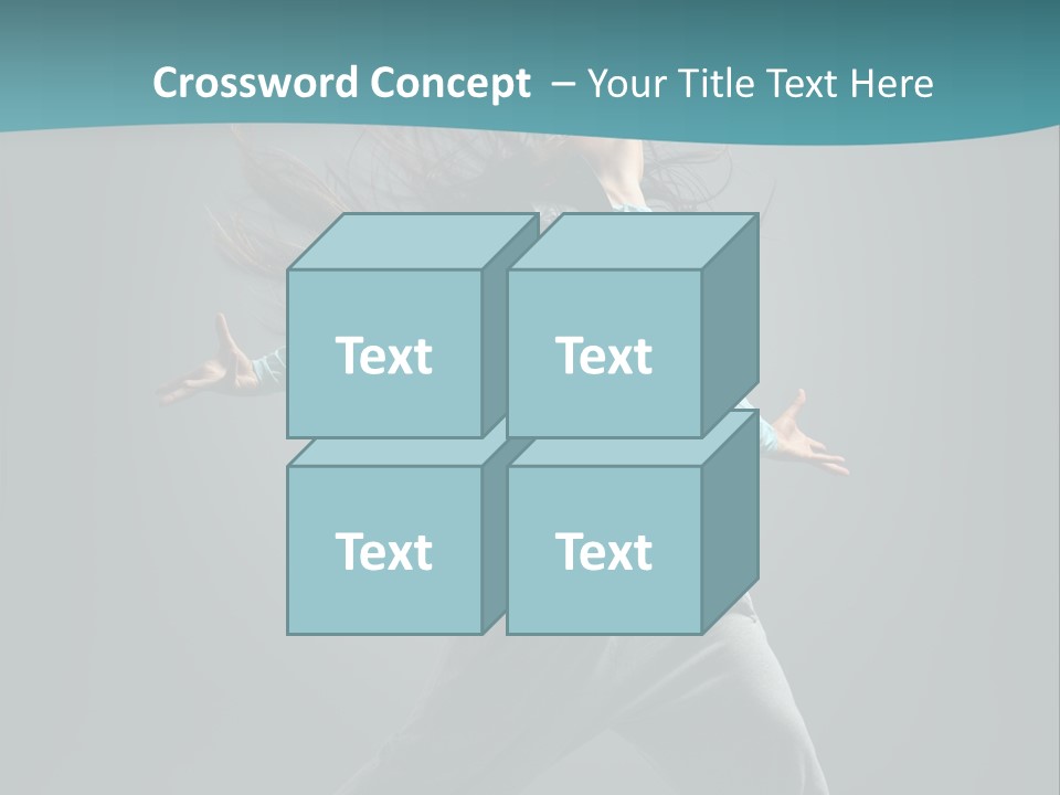 Vertical  Posing PowerPoint Template