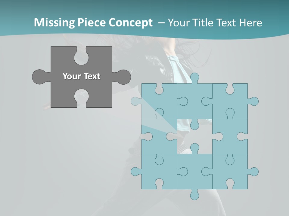 Vertical  Posing PowerPoint Template