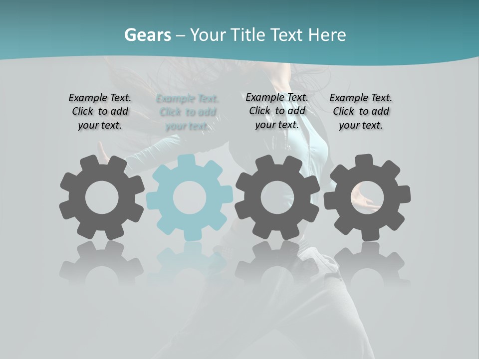 Vertical  Posing PowerPoint Template