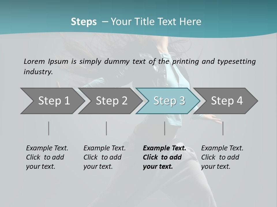 Vertical  Posing PowerPoint Template
