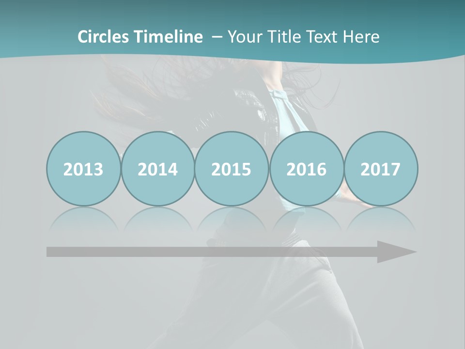 Vertical  Posing PowerPoint Template