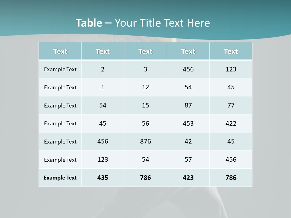Vertical  Posing PowerPoint Template