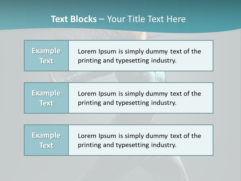 Vertical  Posing PowerPoint Template
