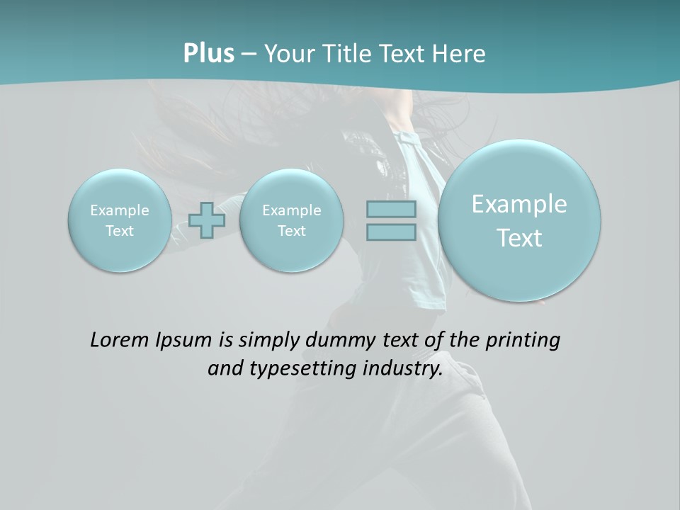 Vertical  Posing PowerPoint Template