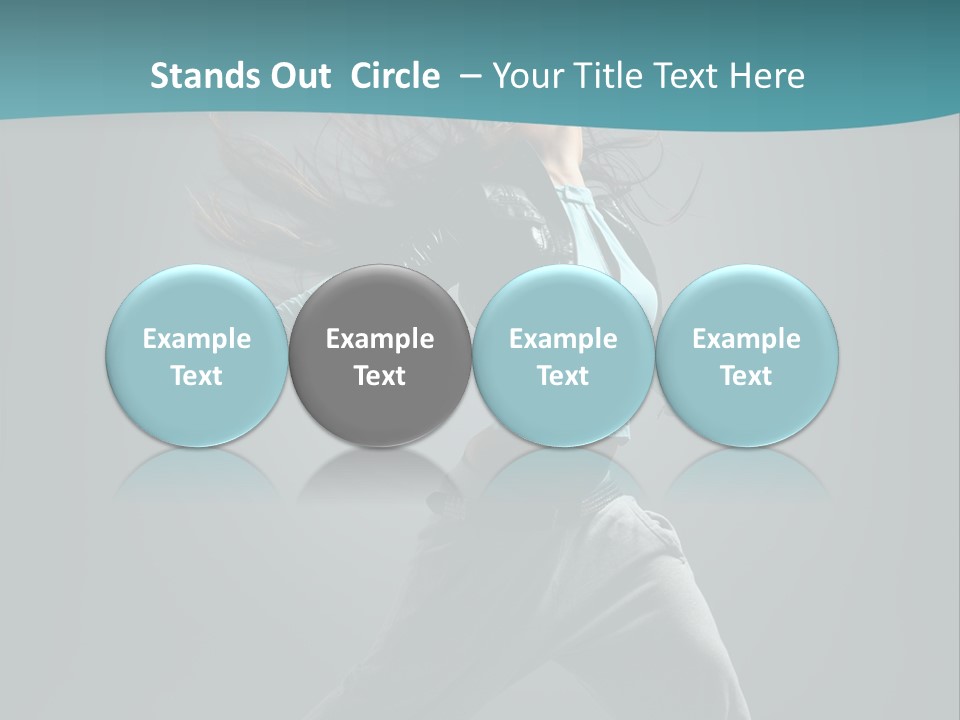 Vertical  Posing PowerPoint Template