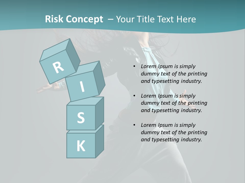 Vertical  Posing PowerPoint Template