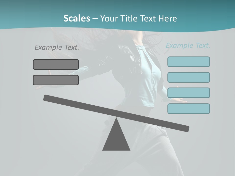 Vertical  Posing PowerPoint Template
