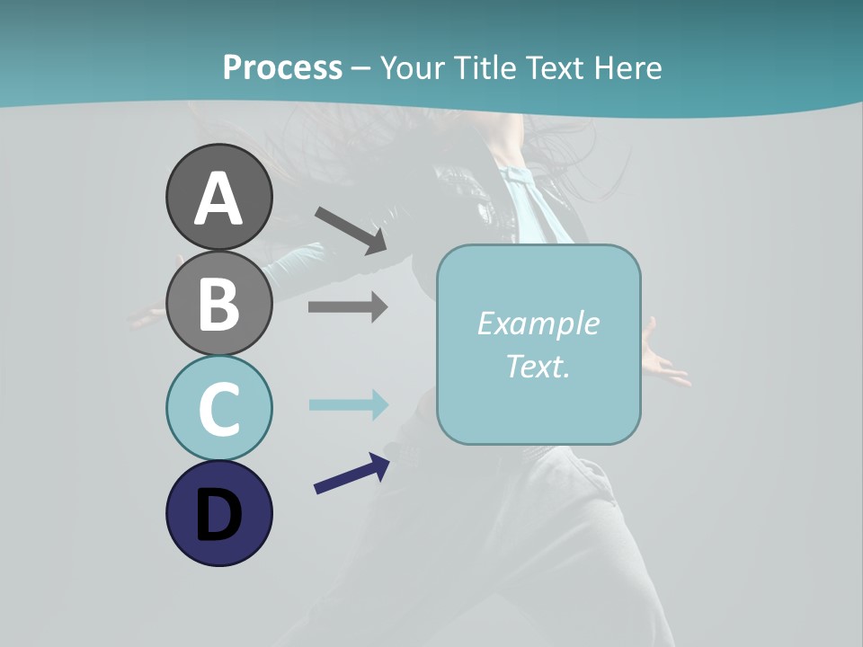 Vertical  Posing PowerPoint Template