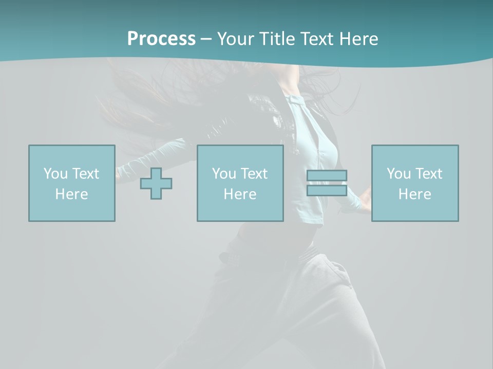 Vertical  Posing PowerPoint Template