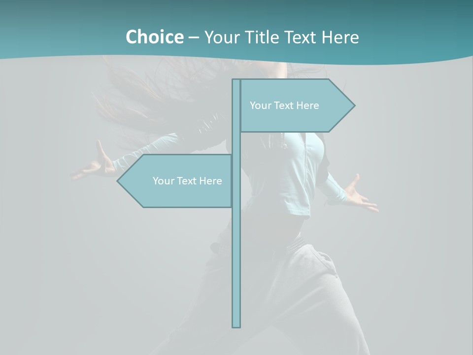 Vertical  Posing PowerPoint Template