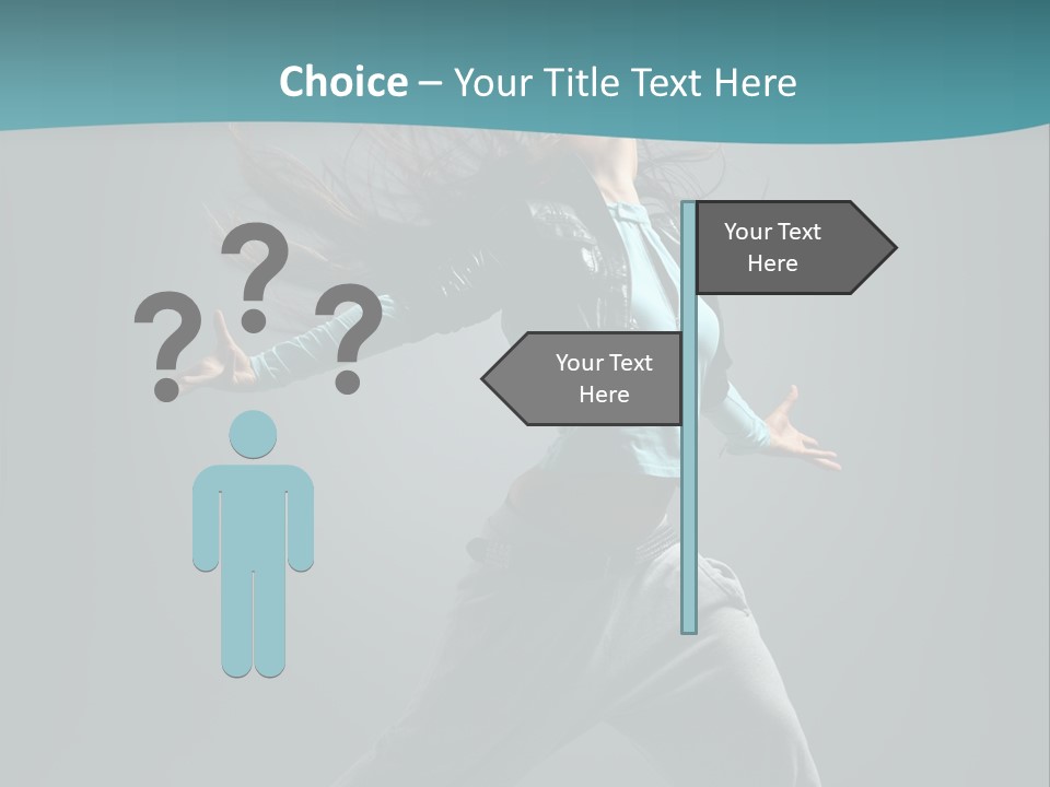 Vertical  Posing PowerPoint Template