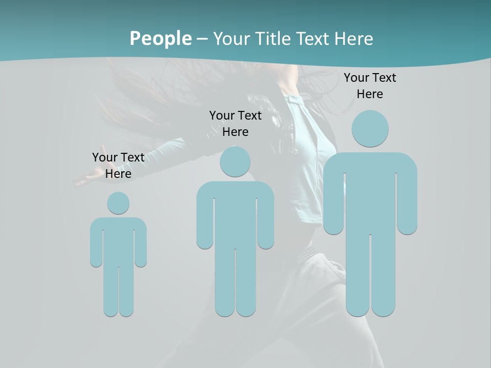 Vertical  Posing PowerPoint Template