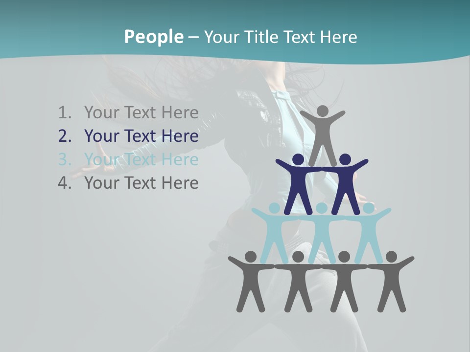 Vertical  Posing PowerPoint Template