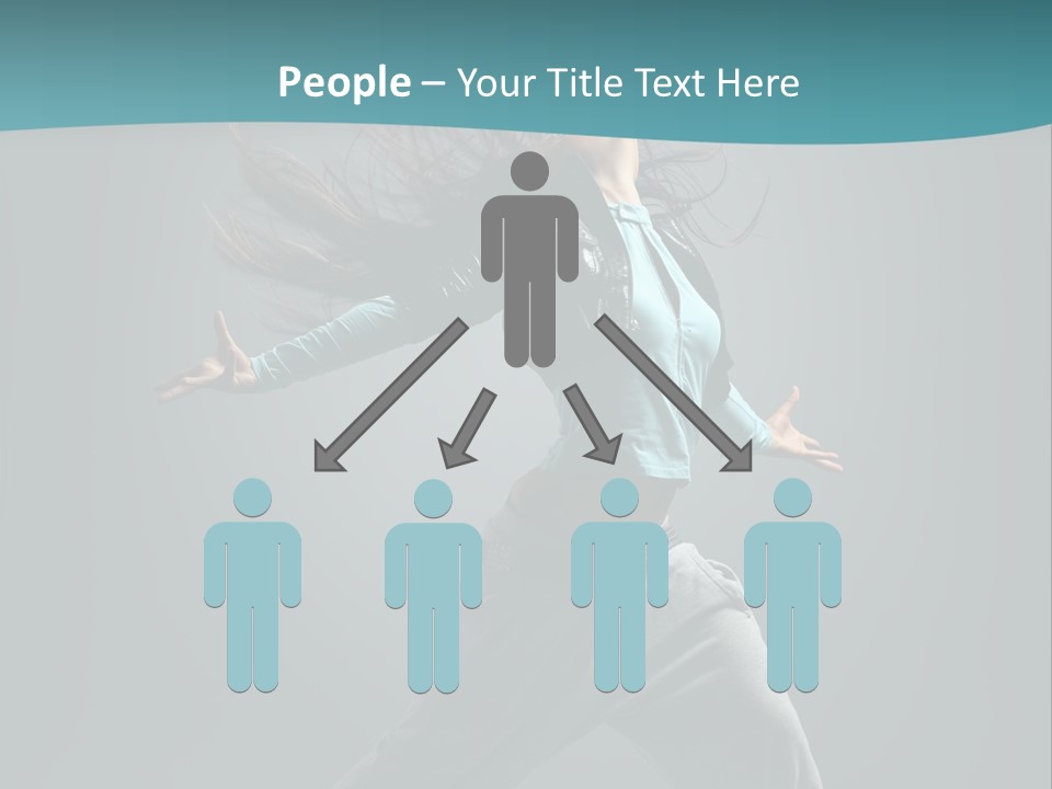 Vertical  Posing PowerPoint Template