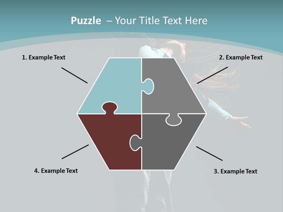 Grace Sensuality Fitness PowerPoint Template