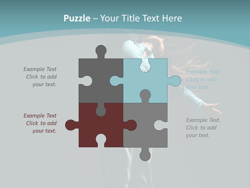 Grace Sensuality Fitness PowerPoint Template