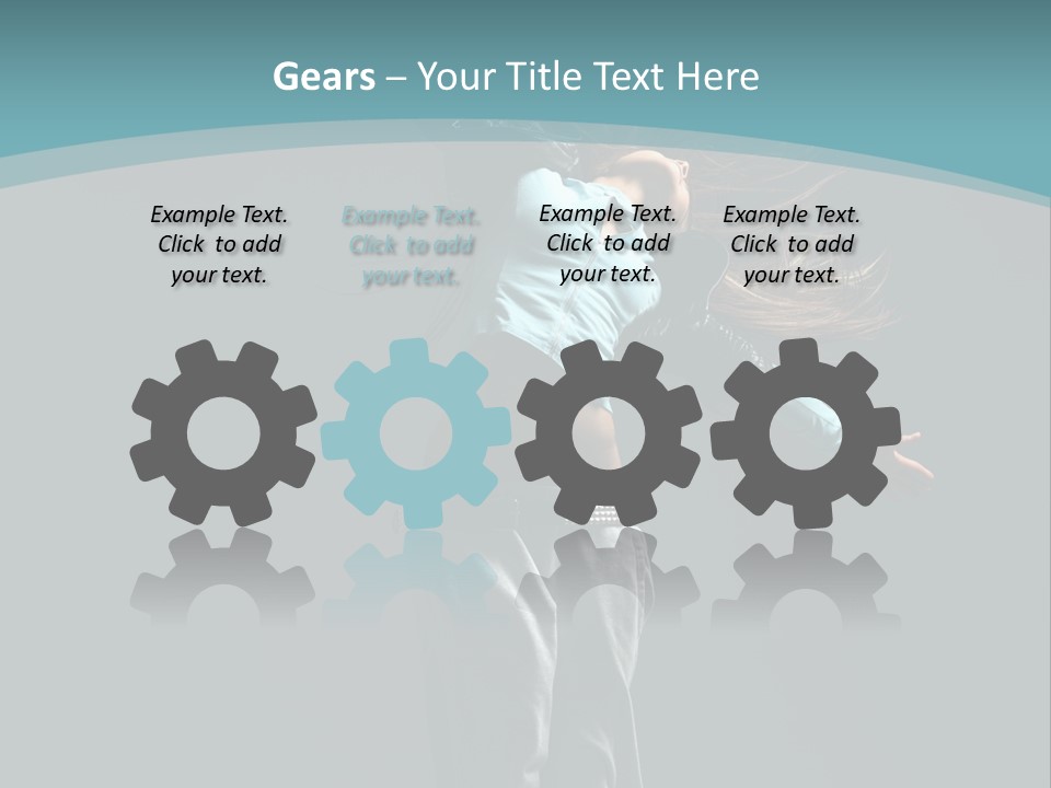 Grace Sensuality Fitness PowerPoint Template