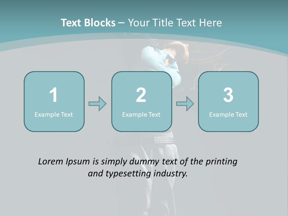 Grace Sensuality Fitness PowerPoint Template