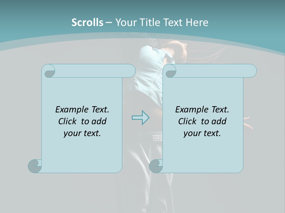 Grace Sensuality Fitness PowerPoint Template