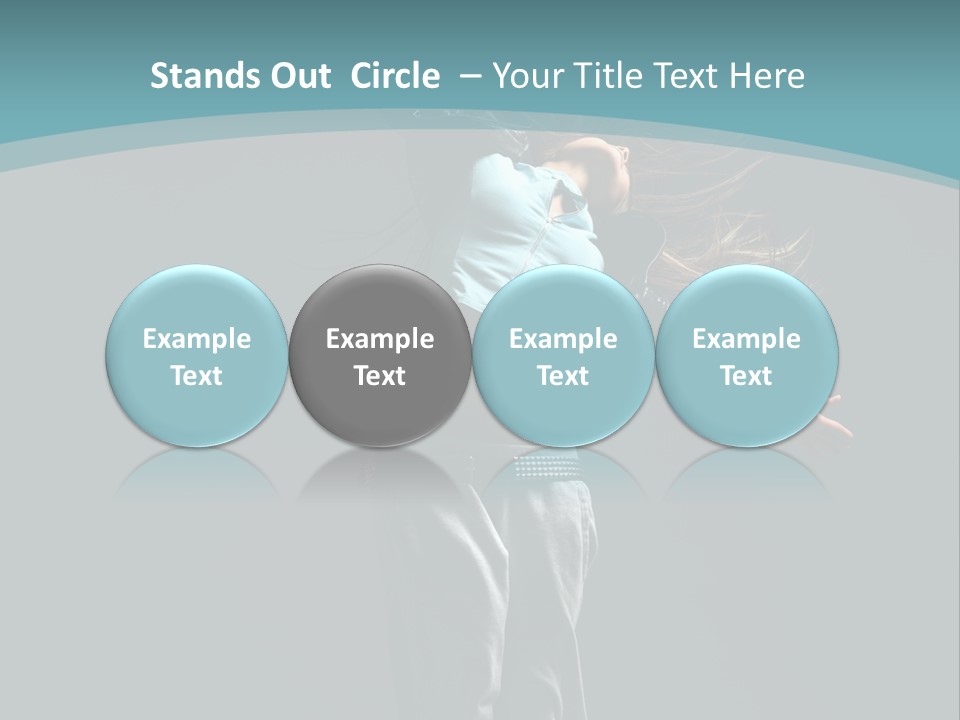 Grace Sensuality Fitness PowerPoint Template