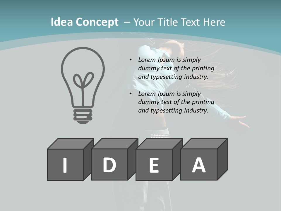 Grace Sensuality Fitness PowerPoint Template