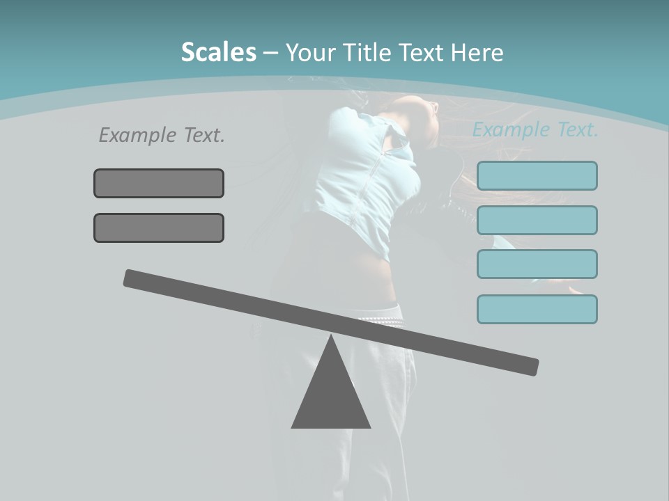 Grace Sensuality Fitness PowerPoint Template