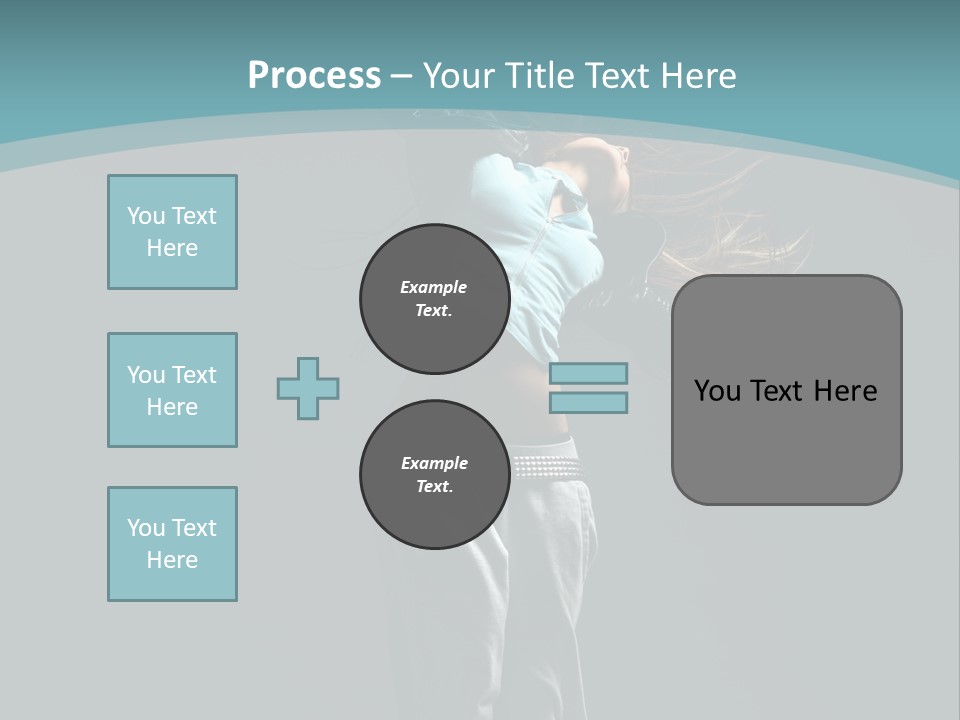 Grace Sensuality Fitness PowerPoint Template