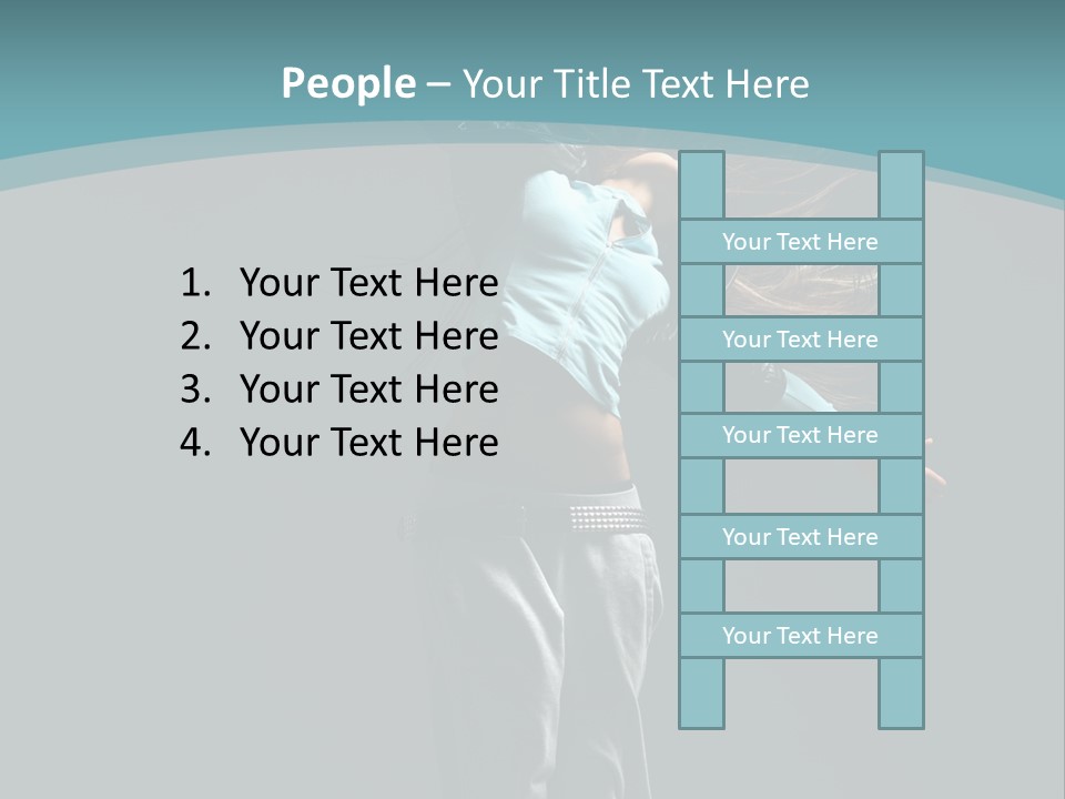 Grace Sensuality Fitness PowerPoint Template