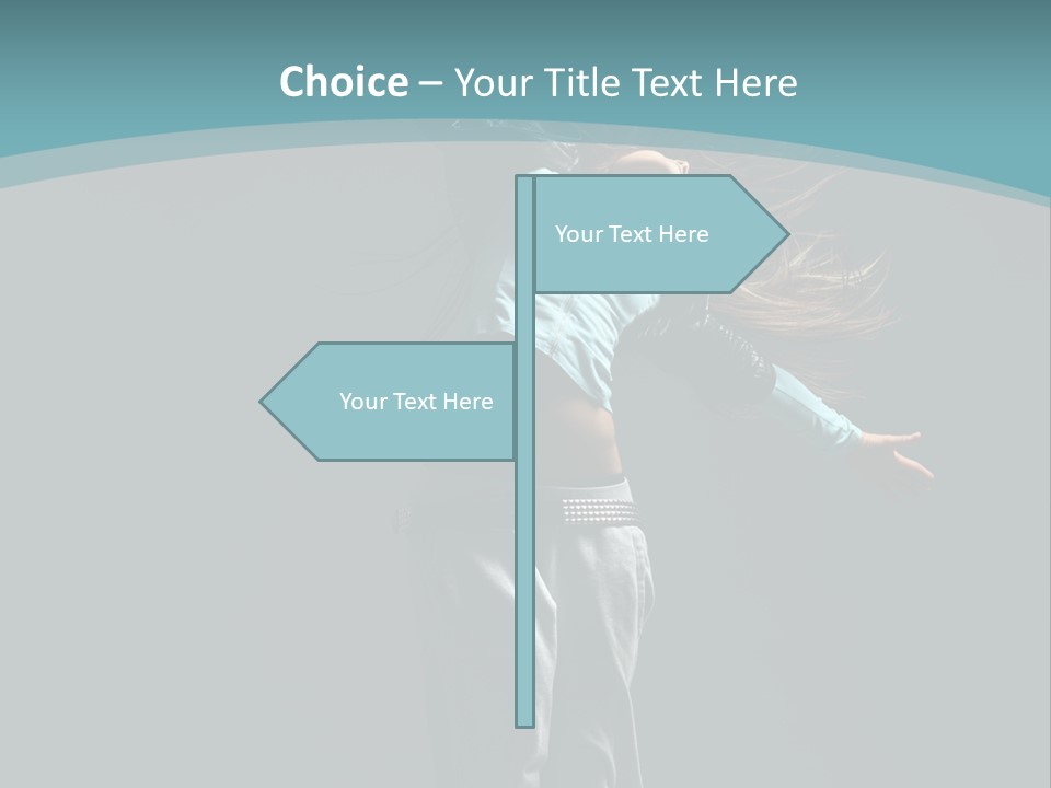Grace Sensuality Fitness PowerPoint Template