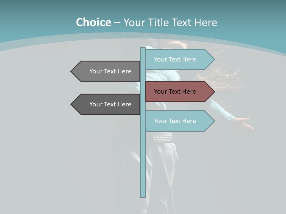 Grace Sensuality Fitness PowerPoint Template