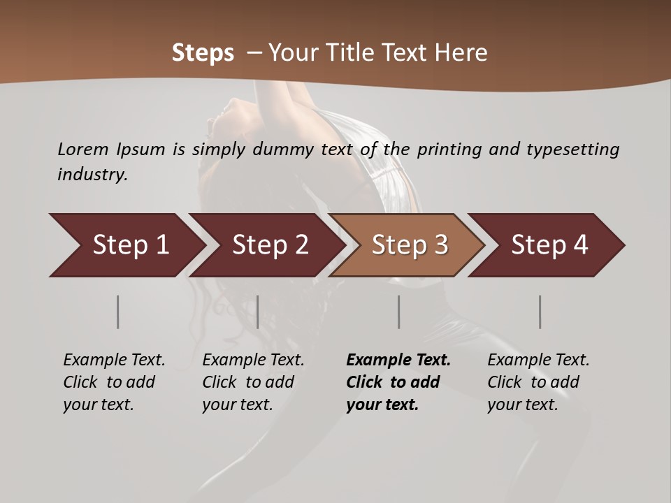 Grace Dance Y PowerPoint Template