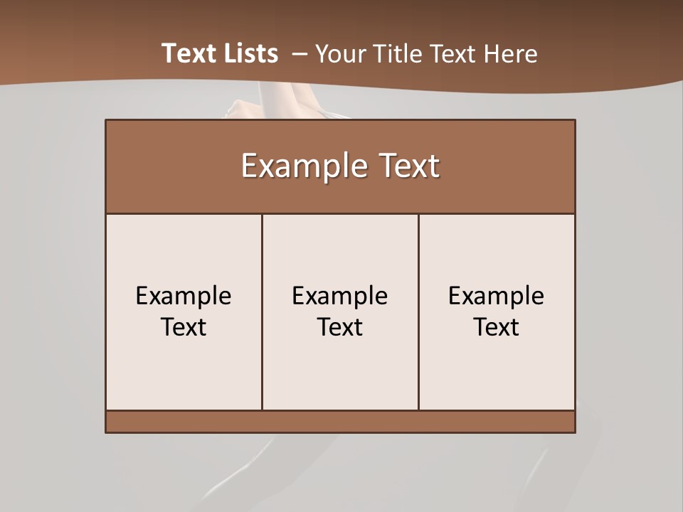Grace Dance Y PowerPoint Template