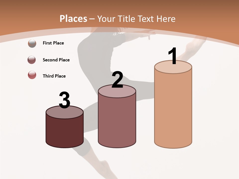 Beautiful Woman Teenager PowerPoint Template