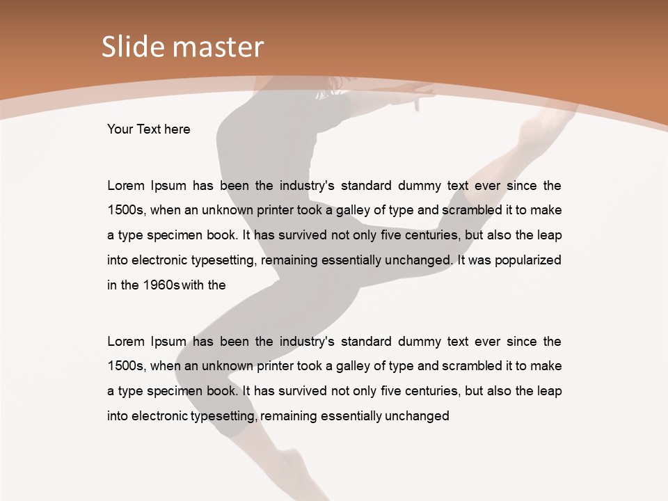 Beautiful Woman Teenager PowerPoint Template