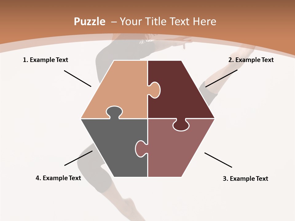 Beautiful Woman Teenager PowerPoint Template