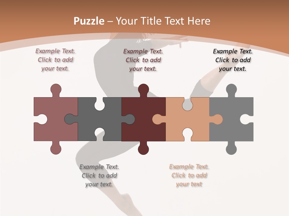 Beautiful Woman Teenager PowerPoint Template