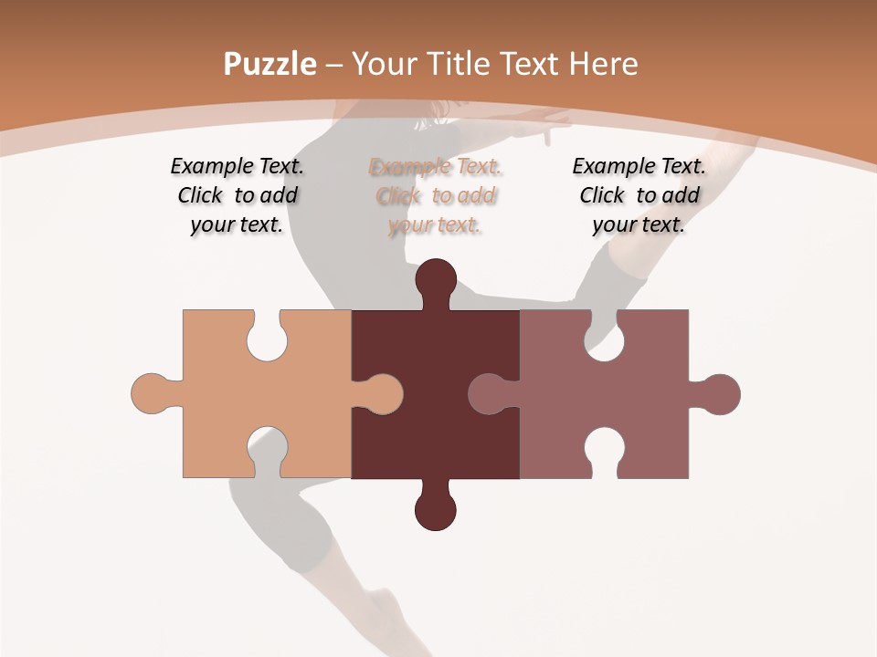 Beautiful Woman Teenager PowerPoint Template