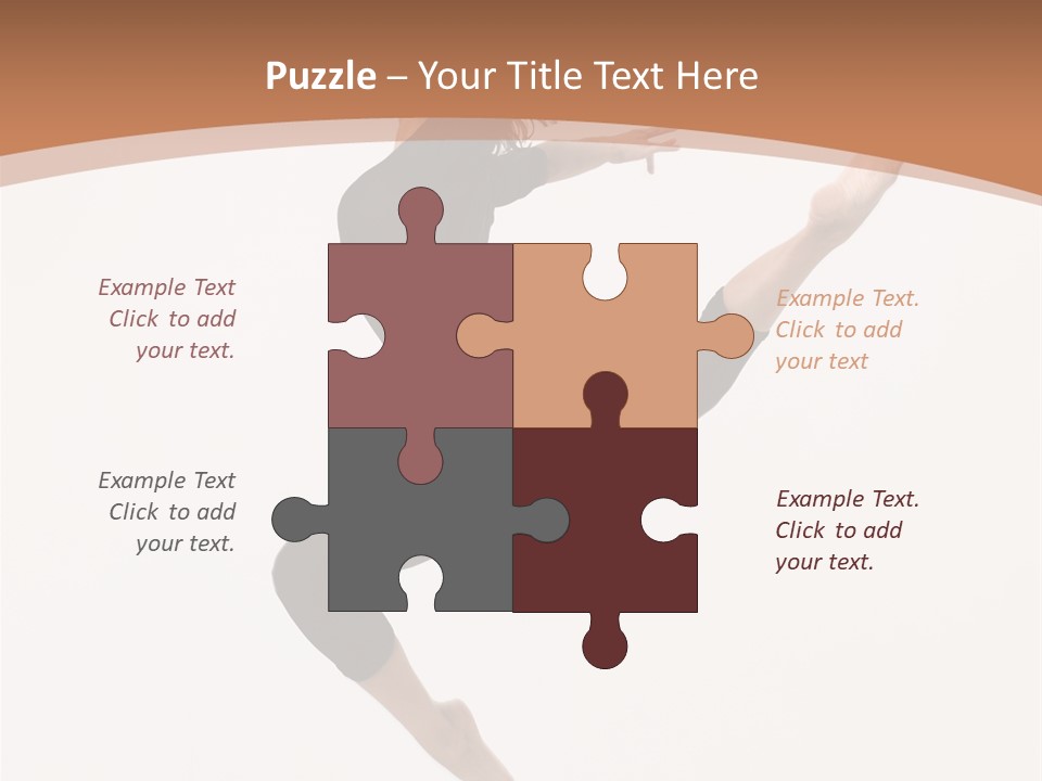 Beautiful Woman Teenager PowerPoint Template