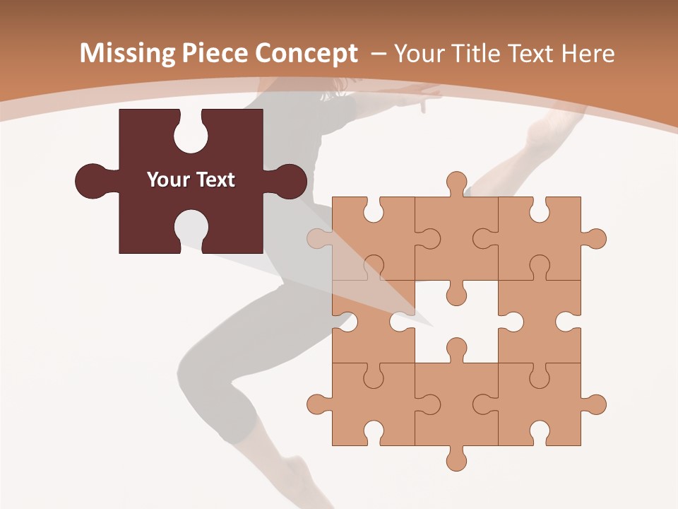 Beautiful Woman Teenager PowerPoint Template