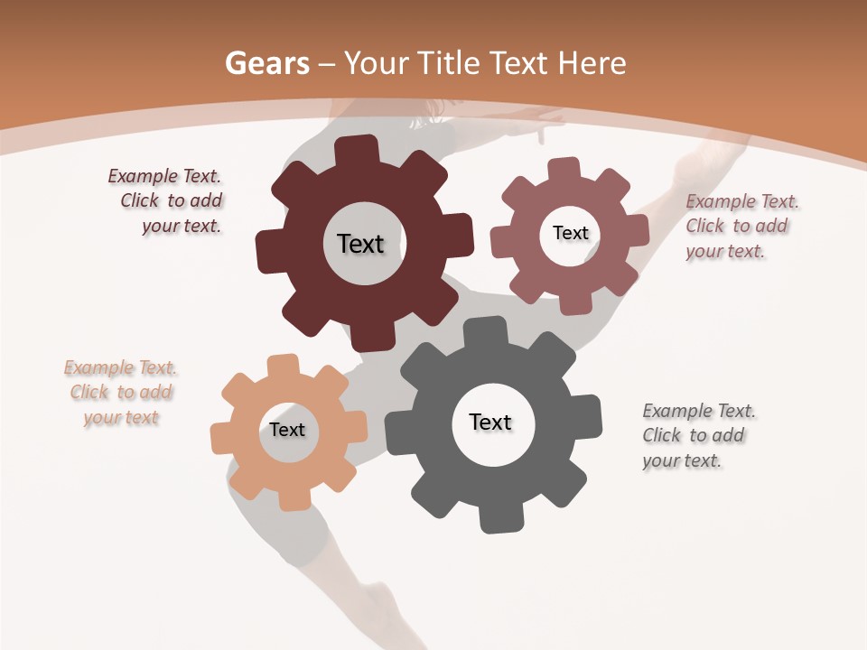 Beautiful Woman Teenager PowerPoint Template