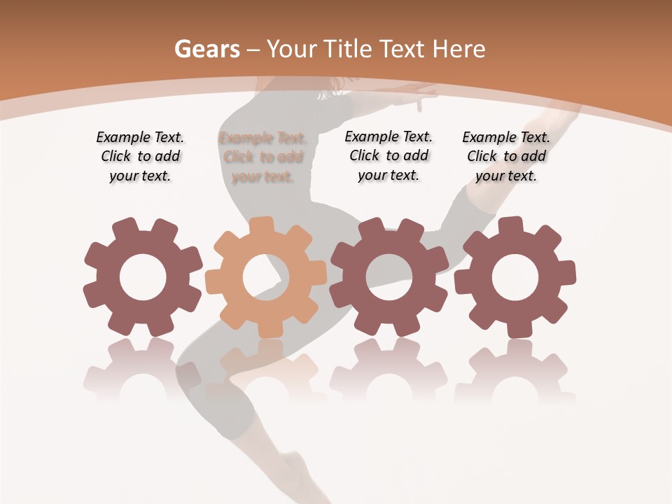 Beautiful Woman Teenager PowerPoint Template