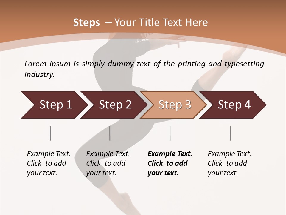 Beautiful Woman Teenager PowerPoint Template