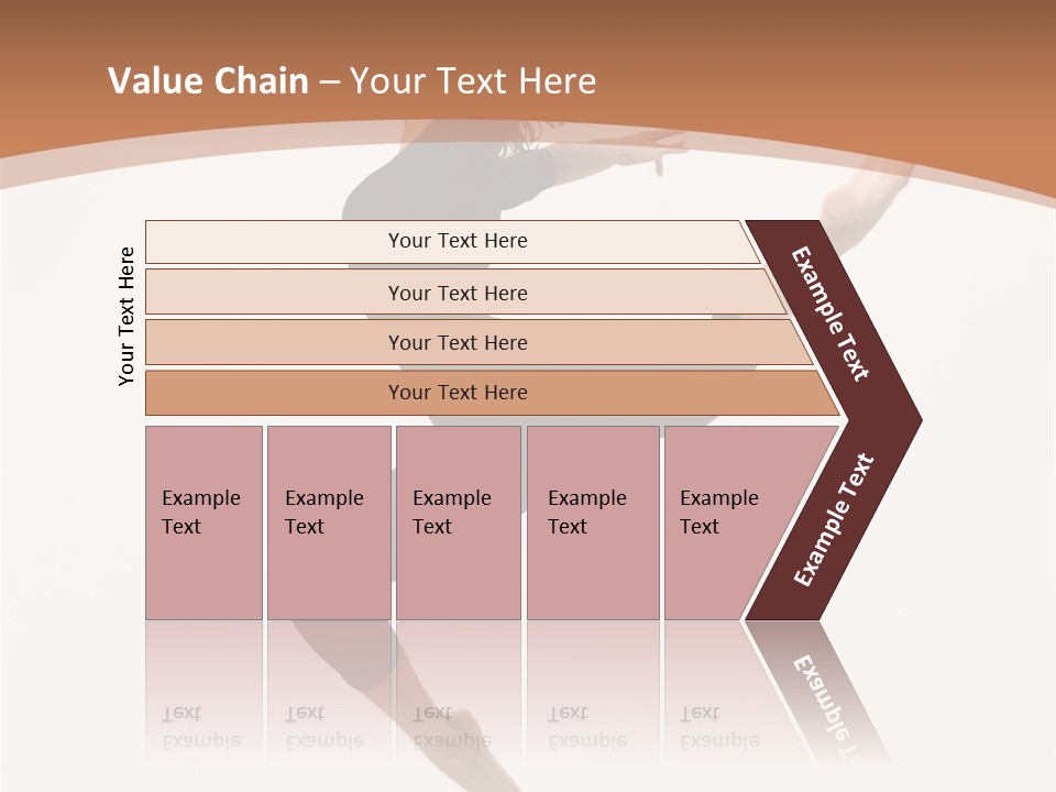 Beautiful Woman Teenager PowerPoint Template