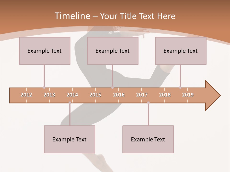 Beautiful Woman Teenager PowerPoint Template