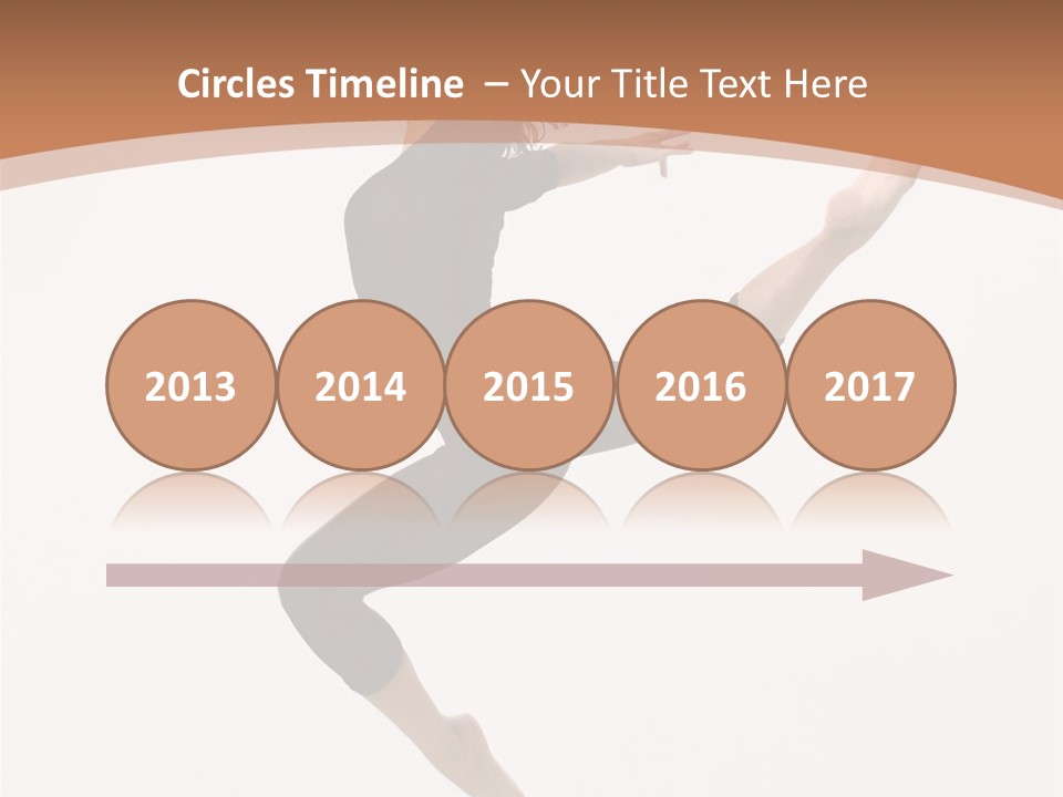 Beautiful Woman Teenager PowerPoint Template