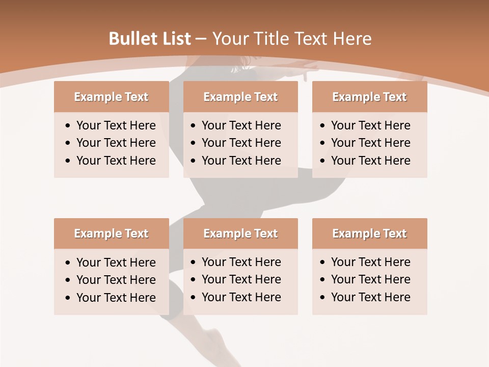 Beautiful Woman Teenager PowerPoint Template