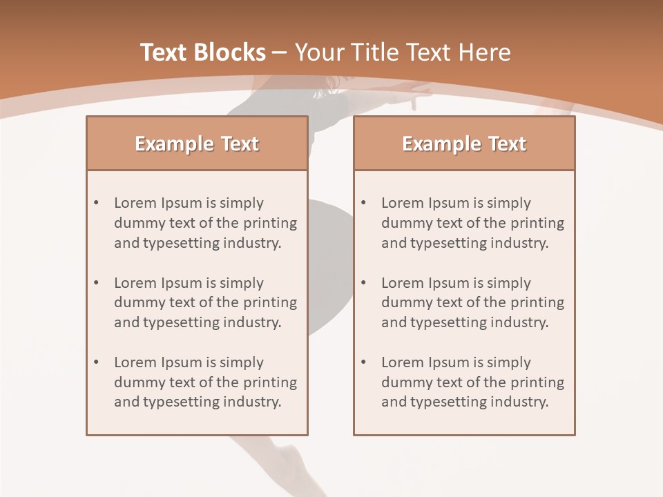 Beautiful Woman Teenager PowerPoint Template
