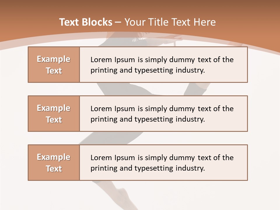 Beautiful Woman Teenager PowerPoint Template