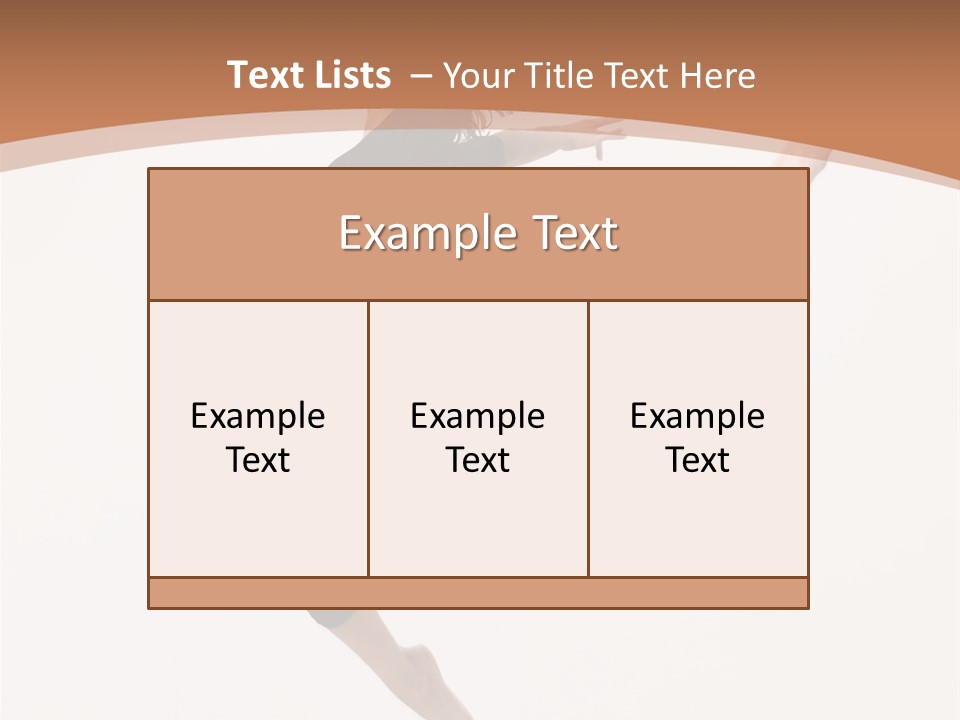 Beautiful Woman Teenager PowerPoint Template