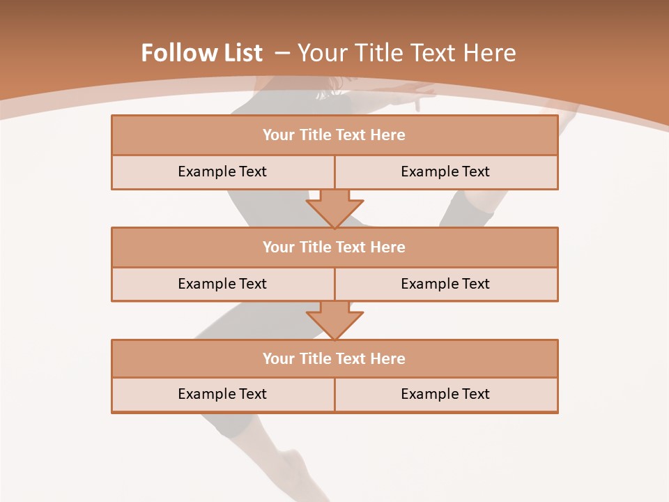 Beautiful Woman Teenager PowerPoint Template